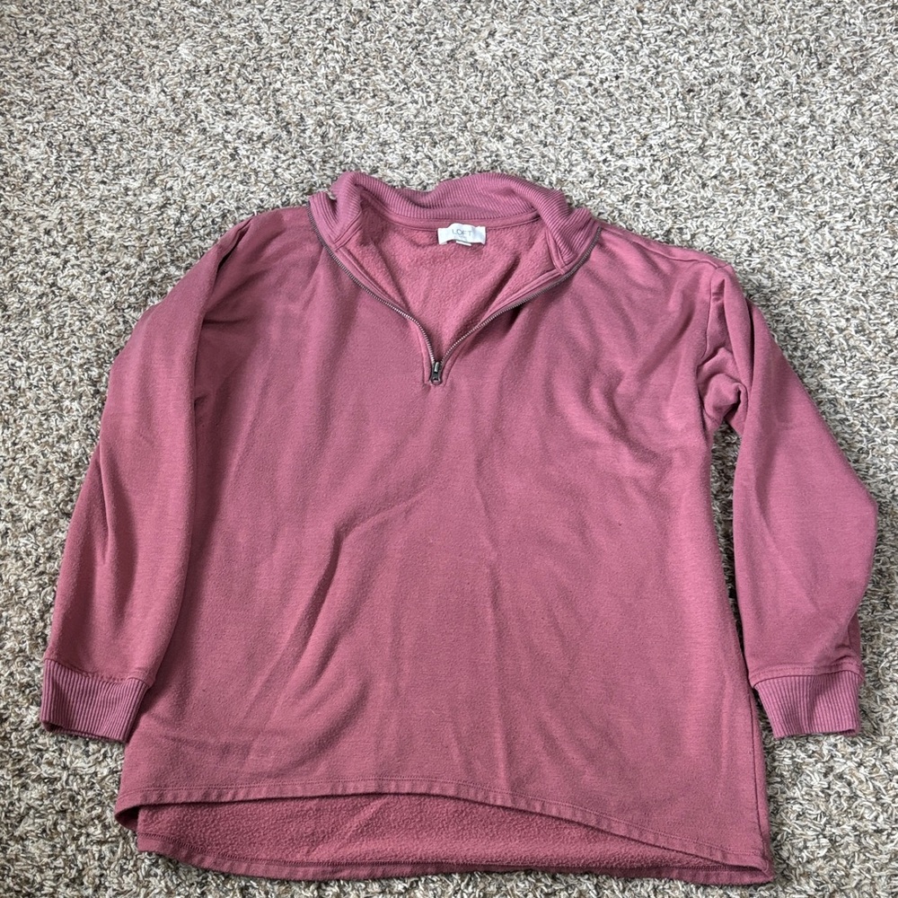 LOFT Dusty Rose Pullover